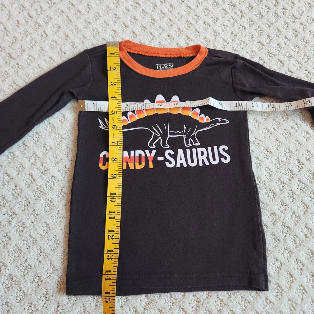 The Children's Place Kids size 4T Candy-Saurus Halloween Pajamas‎ Set